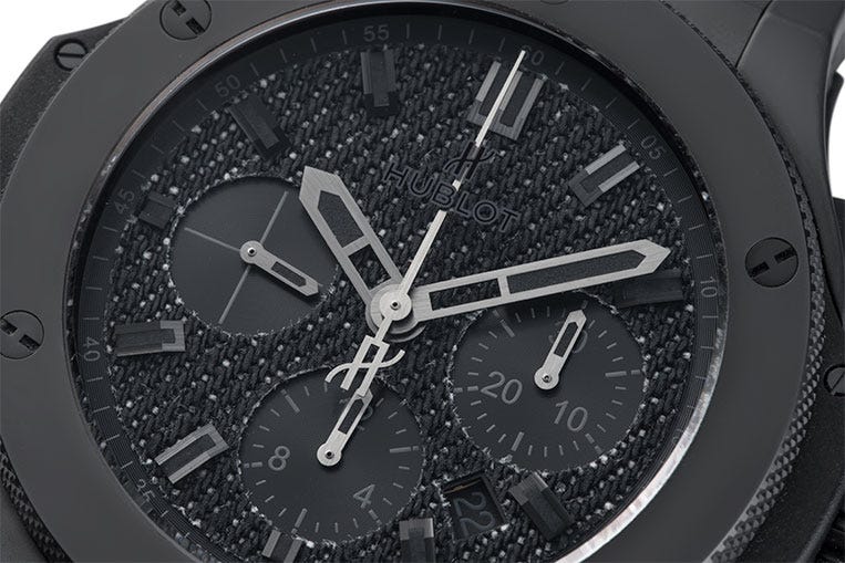 With a dial and strap made of jeans, this Hublot commits a heinous fashion crime: double denim